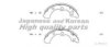 HONDA 064B8SA0671 Brake Shoe Set